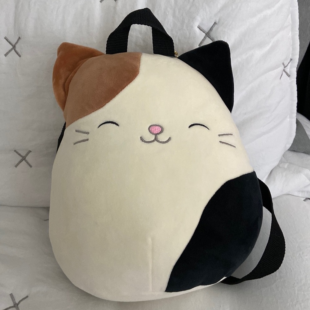 Squishmallows kitty cat backpack